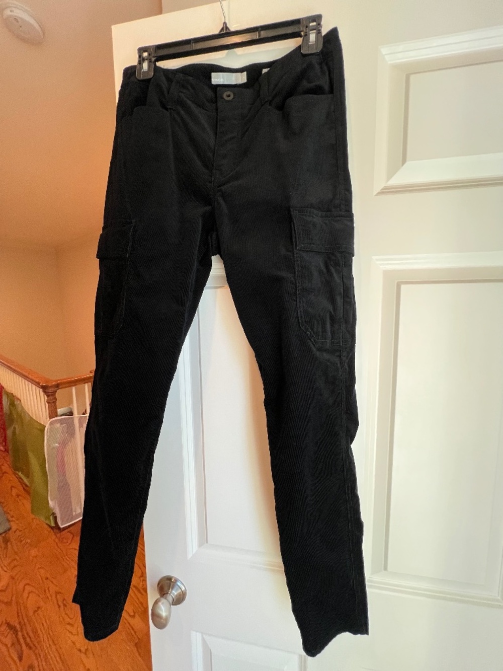Vince Cargo Pants - Black, Corduroy, Size 4